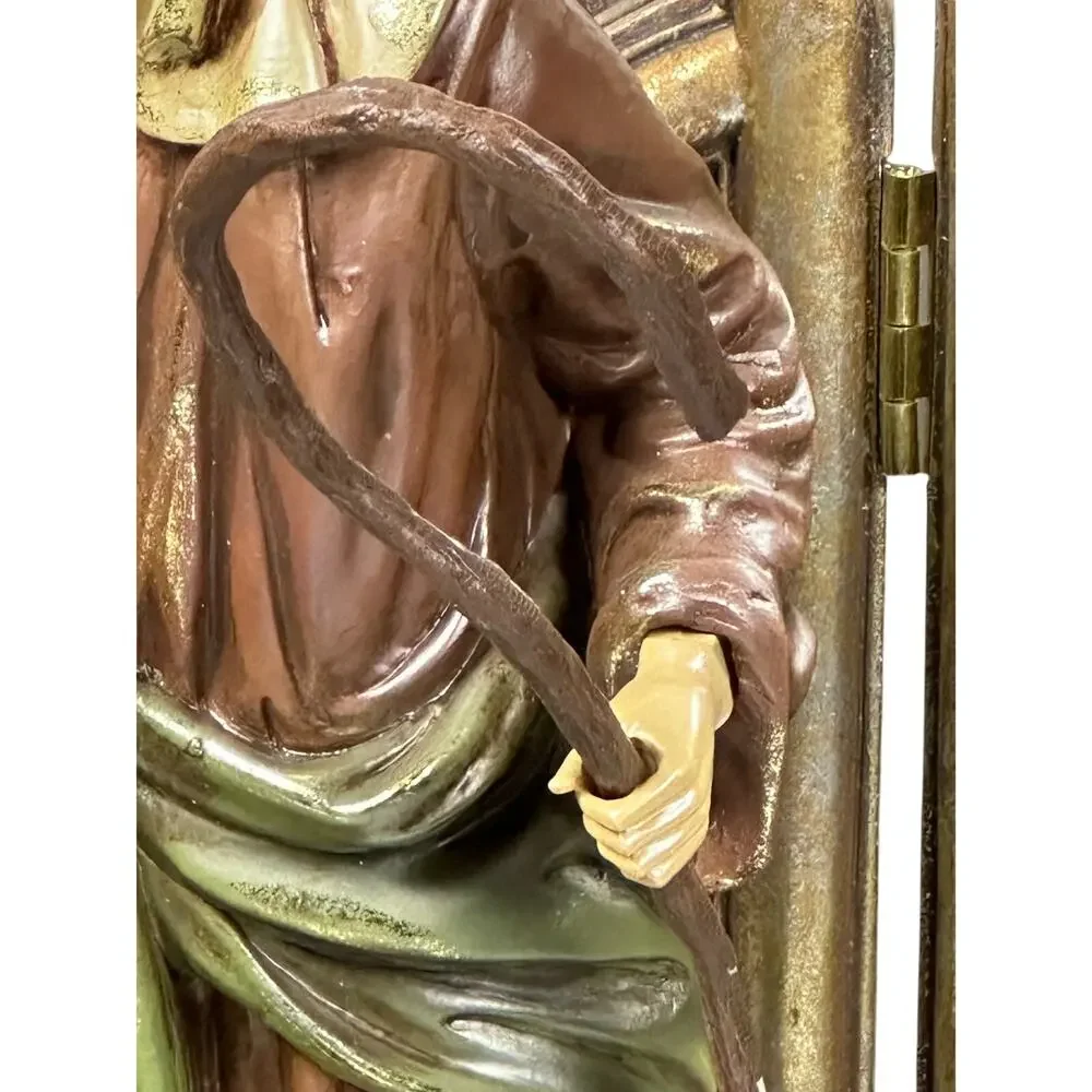 Holy Family Nativity Set Folding Mirror Screen Costco Art #529529